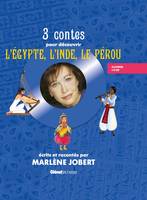 Coffret 3 contes pour découvrir l'Egypte, l'Inde et le Pérou, Livre CD pour découvrir l'Egypte, l'Inde et le Pérou