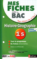 Mes Fiches ABC du BAC Histoire géographie 1 re S