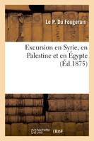 Excursion en Syrie, en Palestine et en Égypte