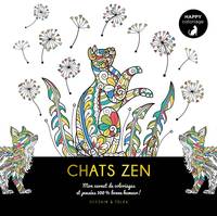 Happy coloriage Chats zen