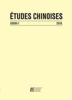 Études chinoises XXXVII-1 (2018)