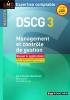 DCG, 3, Management et contrôle de gestion master DSCG 3 /, manuel & applications