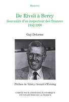 De Rivoli à Bercy, Souvenirs d'un inspecteur des finances 1952-1998