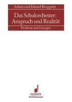 Das Schulorchester: Anspruch und Realität, Probleme und Lösungen