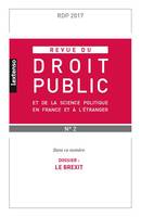 Revue du droit public et de la science politique en France et à l'étranger N°2-2017