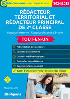 Rédacteur territorial et rédacteur principal de 2e classe (Concours 2025), Concours externe – Concours interne – 3e voie – Examen professionnel