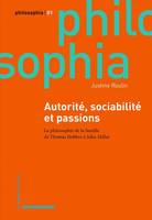 1, Autorité, sociabilité et passions., La philosophie de la famille de Thomas Hobbes à John Millar