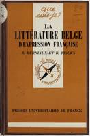 LITTERAT.BELGE D'EXPRESSION FRANC. QSJ 1540