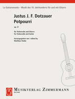 Pot-pourri, I. op. 21. cello and guitar.