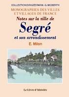 Notes sur la ville de Segré et son arrondissement