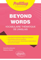 Beyond words, Vocabulaire thématique de l'anglais