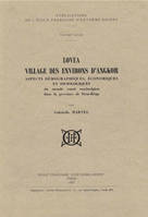 Lovea village des environs d'Angkor, Aspects démographiques, économiques et sociologiques du monde rural cambodgien