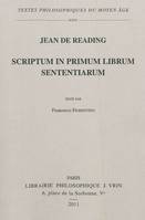 Scriptum in primum librum Sententiarum, [Quaestiones 1-5]