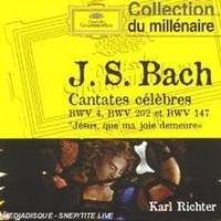 BACH : Cantates célèbres bwv 4, bwv 202 et bwv 147 / Jésus, que ma joie demeure'