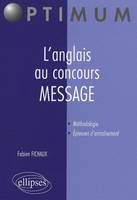 anglais au concours MESSAGE (L'), Livre