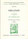 Organon, 1-2, Catégories. De l'interpretation, Organon 1-2