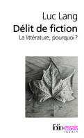 Délit de fiction, La littérature, pourquoi ?