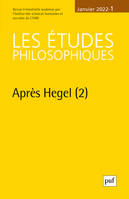 Etudes philosophiques 2022, n.1