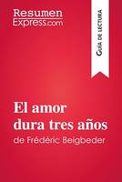 El amor dura tres años de Frédéric Beigbeder (Guía de lectura), Resumen y análisis completo