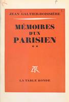 Mémoires d'un Parisien (2)