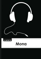 CARNET MONA LIGNES,96P,A5 CASQUEAUDIO