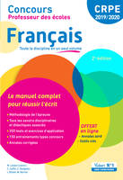 Concours Professeur des écoles - Français - Le manuel complet pour réussir l'écrit, CRPE 2019-2020