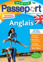 Passeport - Anglais de la 4e à la 3e - Cahier de vacances 2021