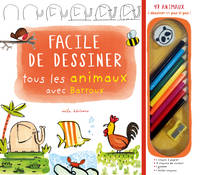 Coffret facile de dessiner, Tous les animaux 47 animaux à dessiner pas-à-pas !