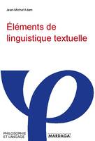 Éléments de linguistique textuelle