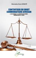 Contentieux du droit communautaire africain, Le juge national et le contentieux des normes communautaires de l'UEMOA