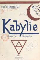 Kabylie, Notes et souvenirs
