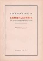 Chorfantasie, Kantate. op. 52. mixed choir (SATB), soloists (SBar) and orchestra. Réduction pour piano.