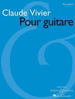 Pour Guitare, guitar.