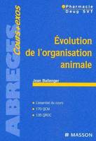 Évolution de l'organisation animale, pharmacie, DEUG SVT