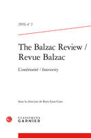 The Balzac Review / Revue Balzac, L'intériorité / Interiority