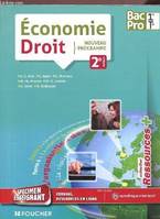 Ressources + Economie - Droit 1re Tle Bac Pro