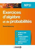 Exercices d'algèbre et de probabilités, Mpsi