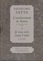 L'avertissement de Socrate, Écrits juridiques & politiques, 1945-1974...