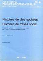 Histoires de vies sociales Histoires de travail social, L'action de quelques 