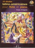 Etudes latino américaines (10), Flûte et piano