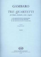 3 quartetti per flauto, clarinetto, corno, fagotto, I. Quartetto in fa maggiore