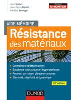 Aide-mémoire de résistance des matériaux - Dunod