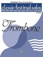 Classic Festival Solos -Trombone Vol. 2 Piano Acc.
