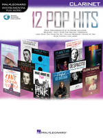 12 Pop Hits - Clarinet, Instrumental Play-Along