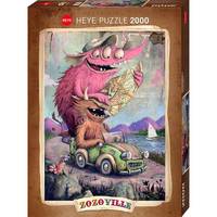 Puzzle 2000 pcs - Zozoville road Trippin