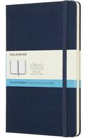 Carnet Classic Couverture rigide, Bleu Saphir Large 13x21 cm Pointillé