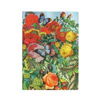 Carnet à couverture rigide Jardin aux Papillons - Midi - Non ligné - 144 p.