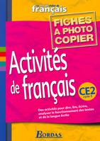 Le Nouvel Atelier de Français CE2 2002 Fiches à photocopier