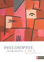 Philosophie Terminales L ES S 2004, terminales L, ES, S