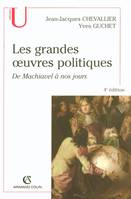 Les grandes oeuvres politiques, De Machiavel à nos jours